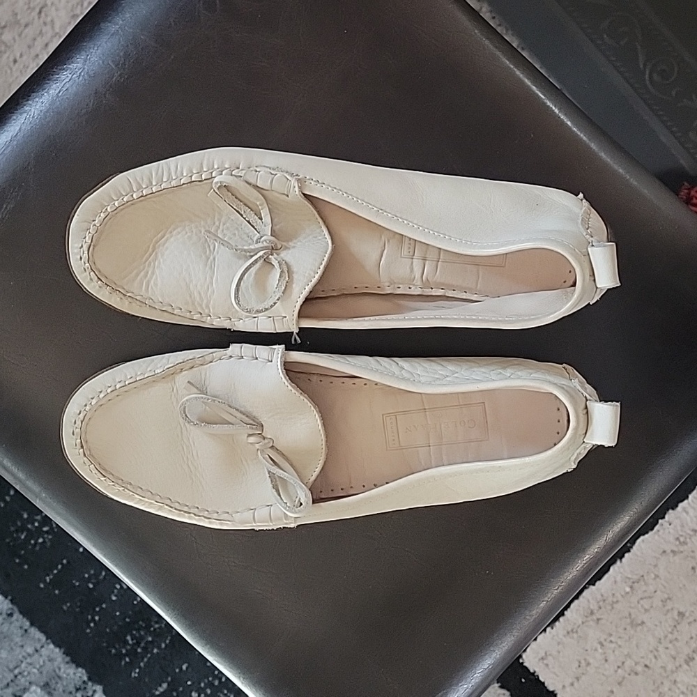 Cole Haan Bone Leather Loafers/Driving Shoes, Sz 10B
